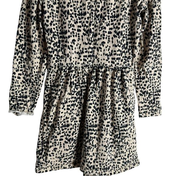 La Vie Rebecca Taylor White Black Dot Print High Neck A-Line Mini Dress Size M - Picture 12 of 16